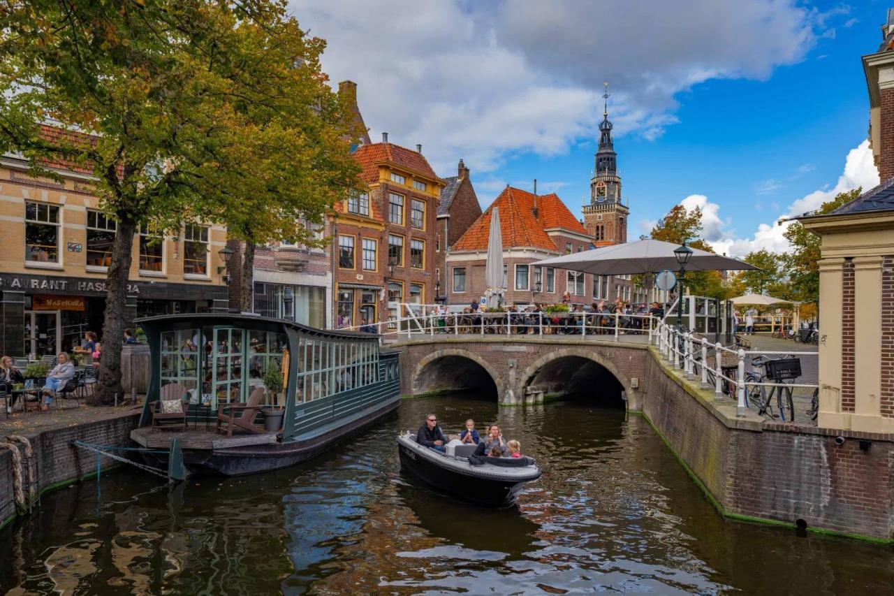 Vrijstaand Chalet Met Veel Buitenruimte En Veranda Zuid-Scharwoude 外观 照片