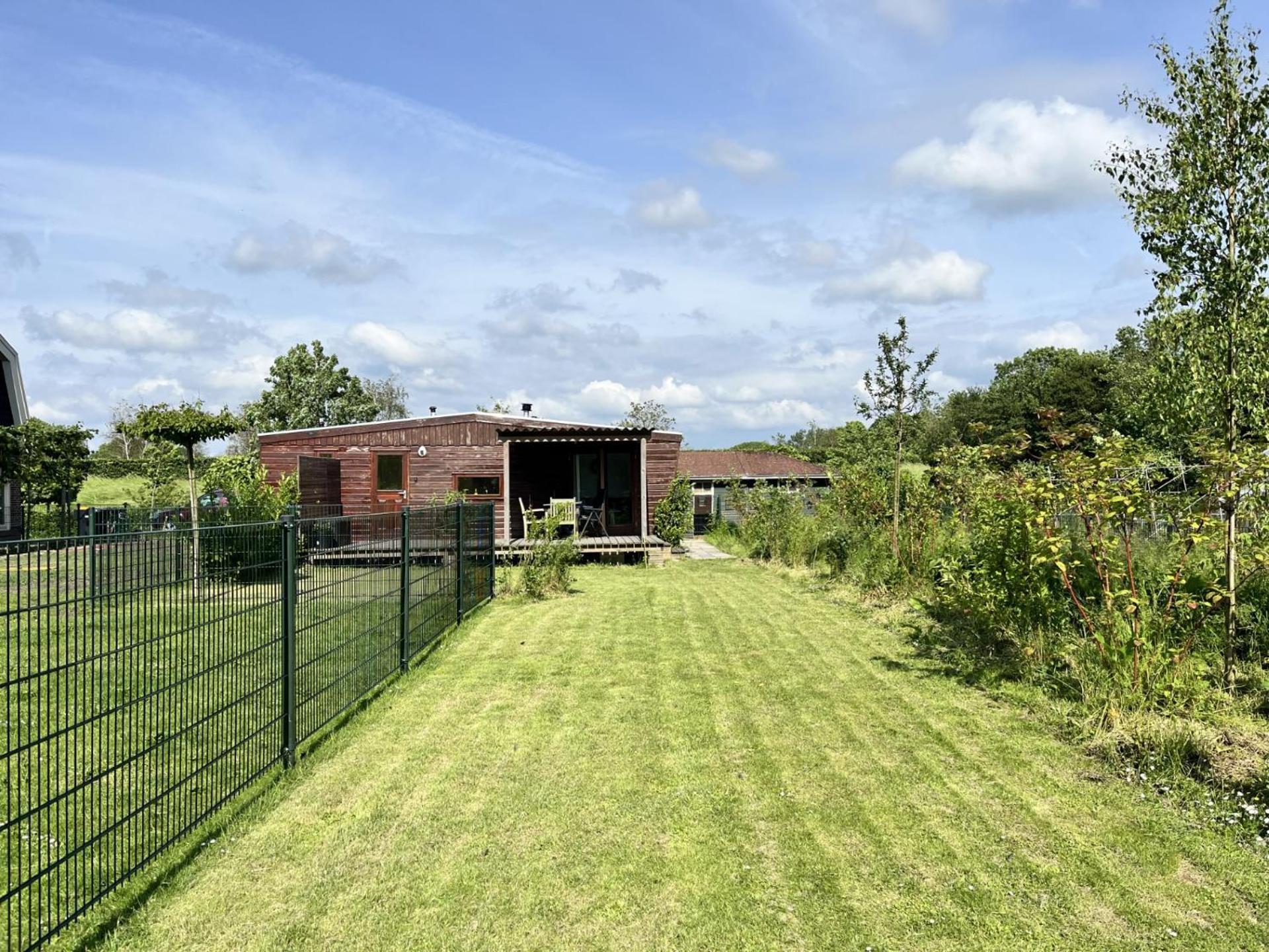 Vrijstaand Chalet Met Veel Buitenruimte En Veranda Zuid-Scharwoude 外观 照片